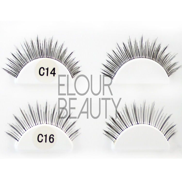 Human hair lashes are the best natural fake lashes to buy ES55